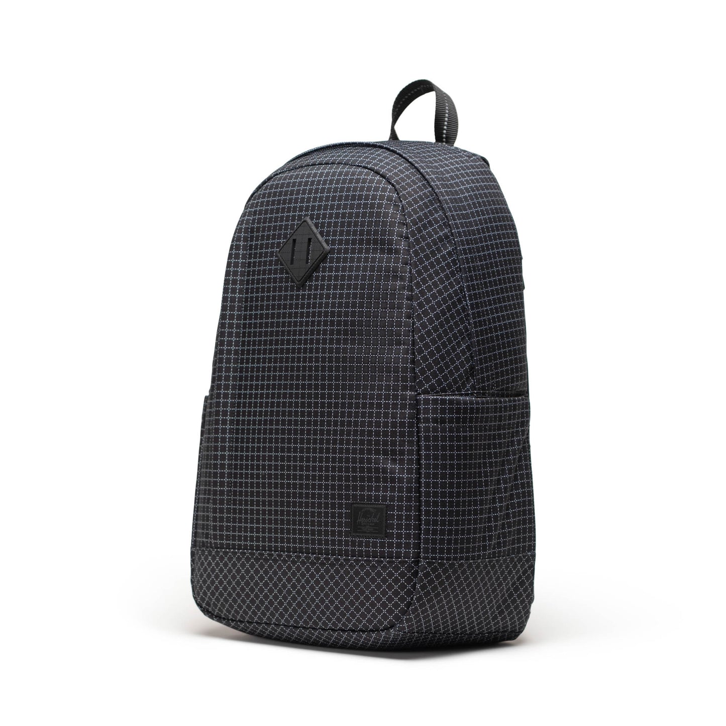 Grid Siyah Herschel Seymour Su İtici Kumaş Sırt Çantası, 16" Laptop Uyumlu, 26 L