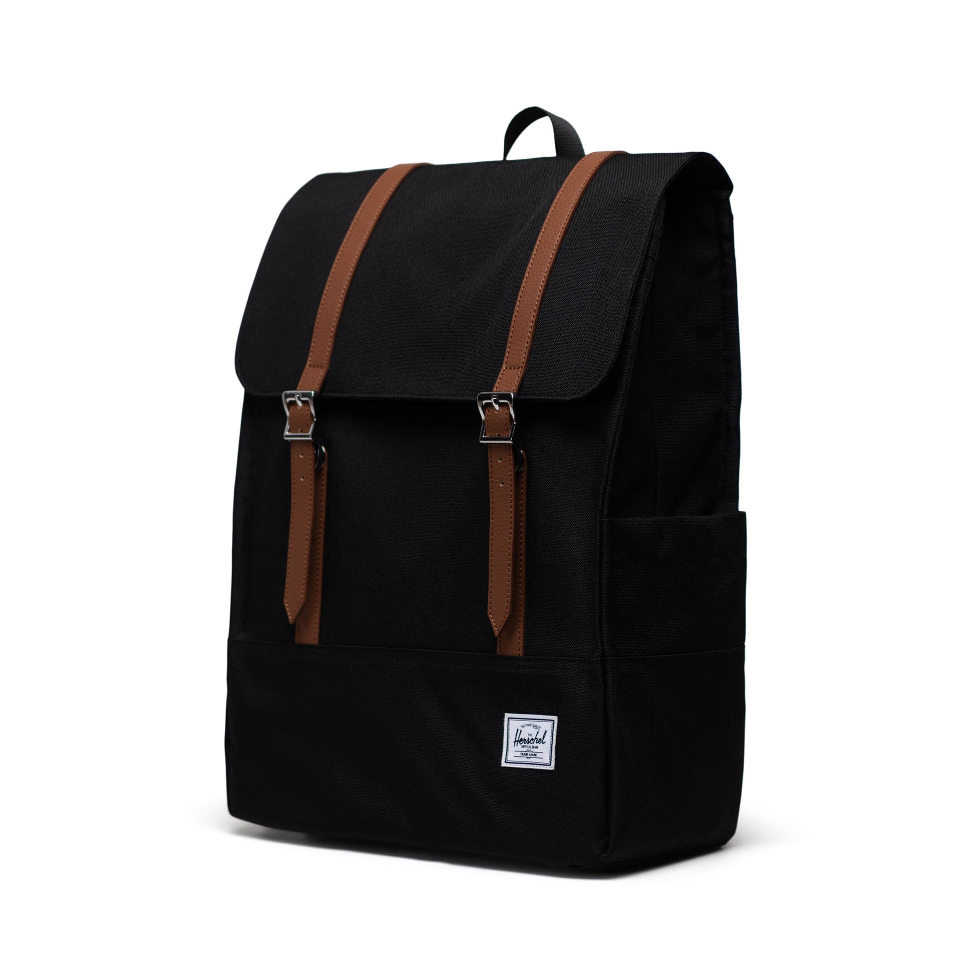 Siyah Herschel Survey Su İtici Kumaş Sırt Çantası, 16" Laptop Uyumlu, 20 L