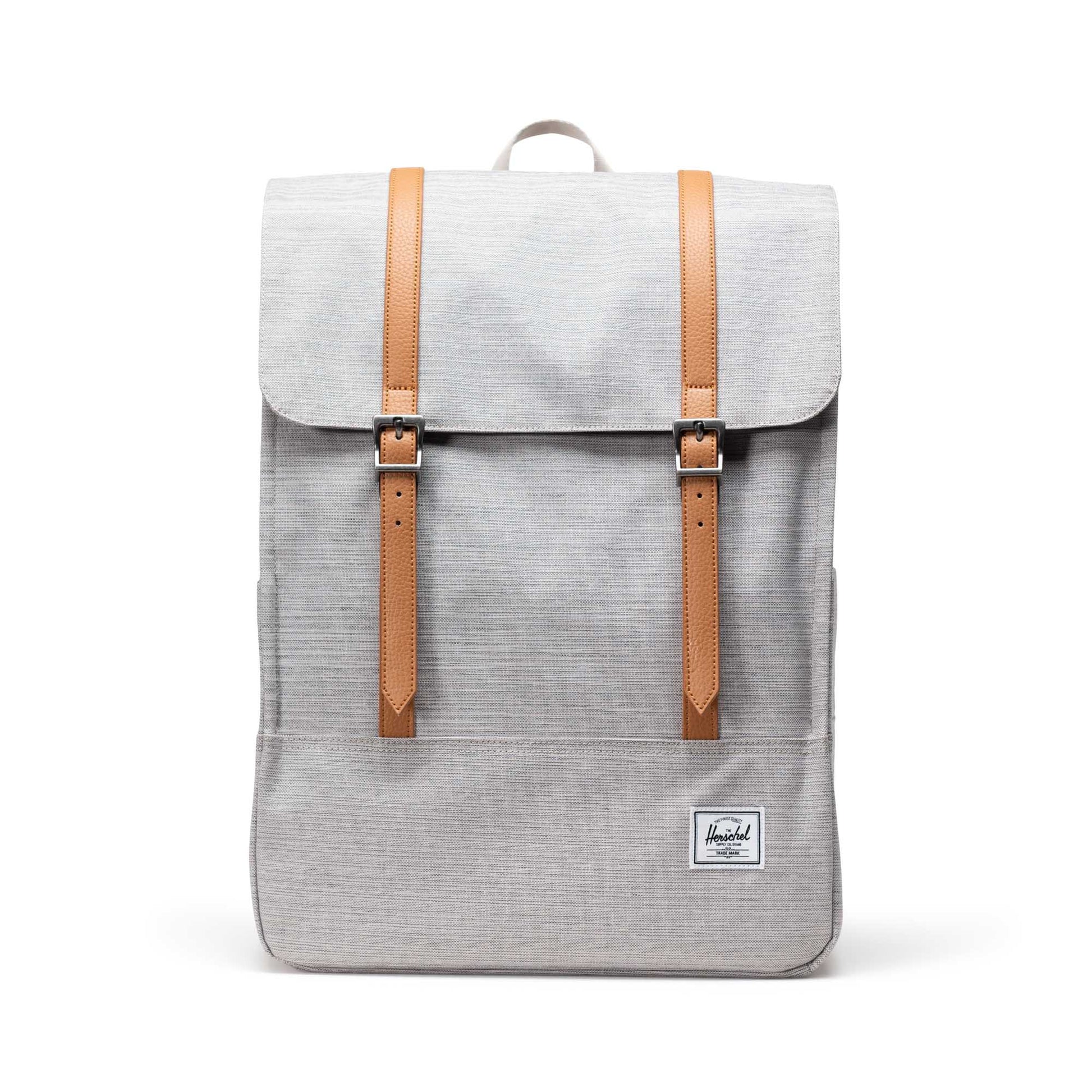 Kırçıllı Açık Gri Herschel Survey Su İtici Kumaş Sırt Çantası, 16" Laptop Uyumlu, 20 L