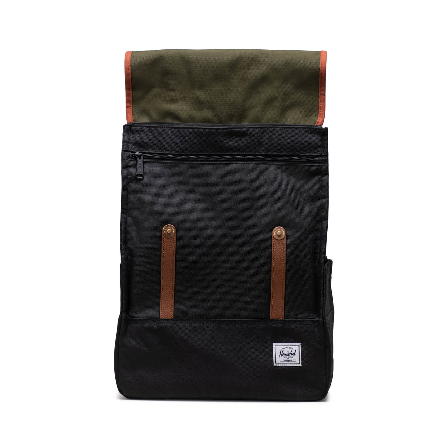 Siyah - Yeşil Herschel Survey Su İtici Kumaş Sırt Çantası, 16" Laptop Uyumlu, 20 L