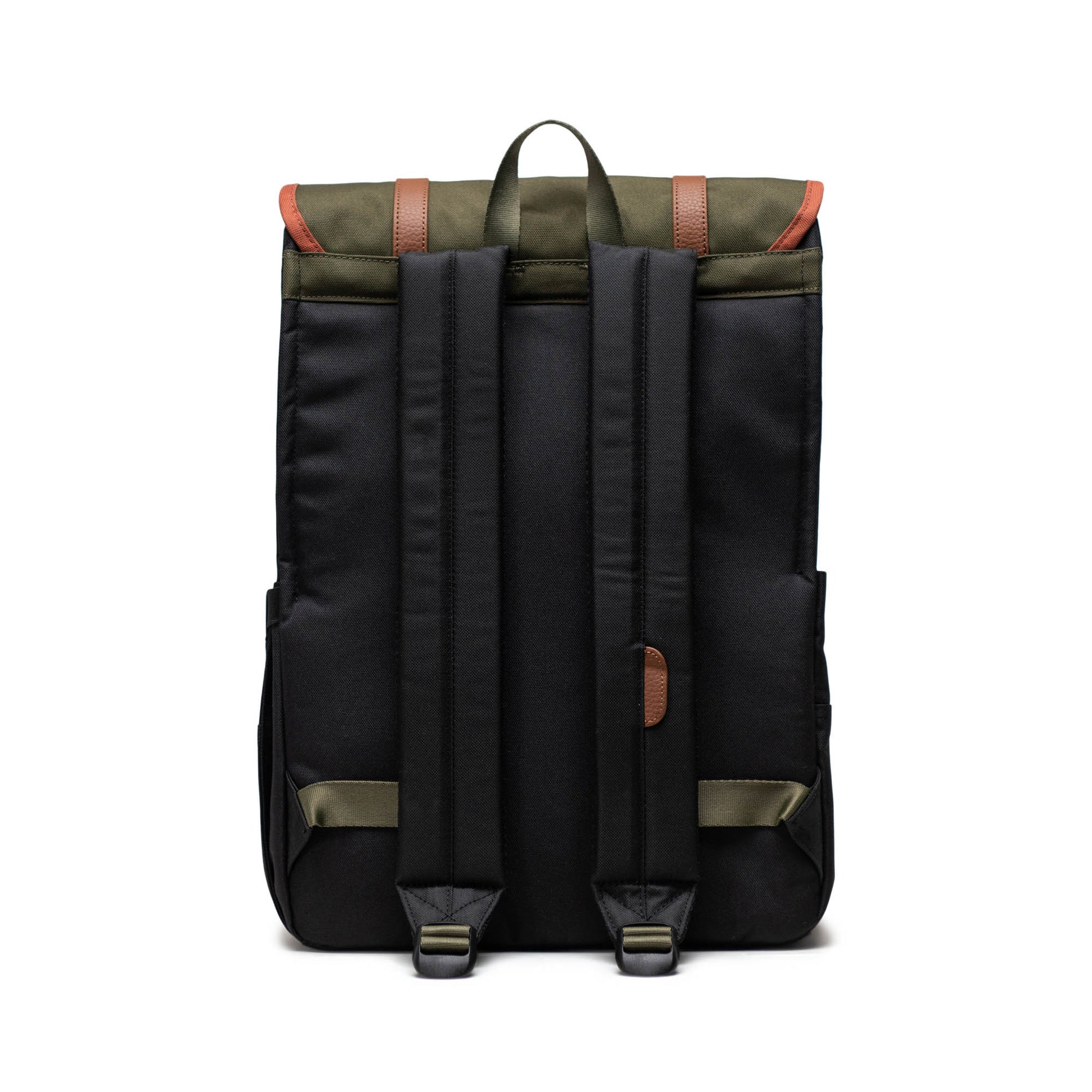 Siyah - Yeşil Herschel Survey Su İtici Kumaş Sırt Çantası, 16" Laptop Uyumlu, 20 L