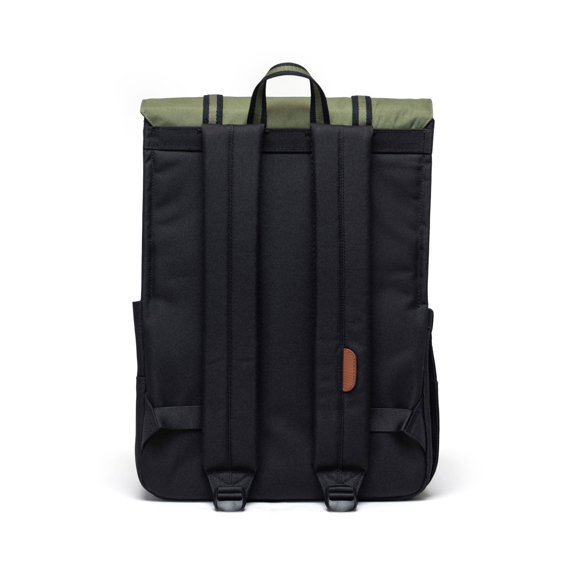 Siyah - Yonca Yeşili Herschel Survey Su İtici Kumaş Sırt Çantası, 16" Laptop Uyumlu, 20 L
