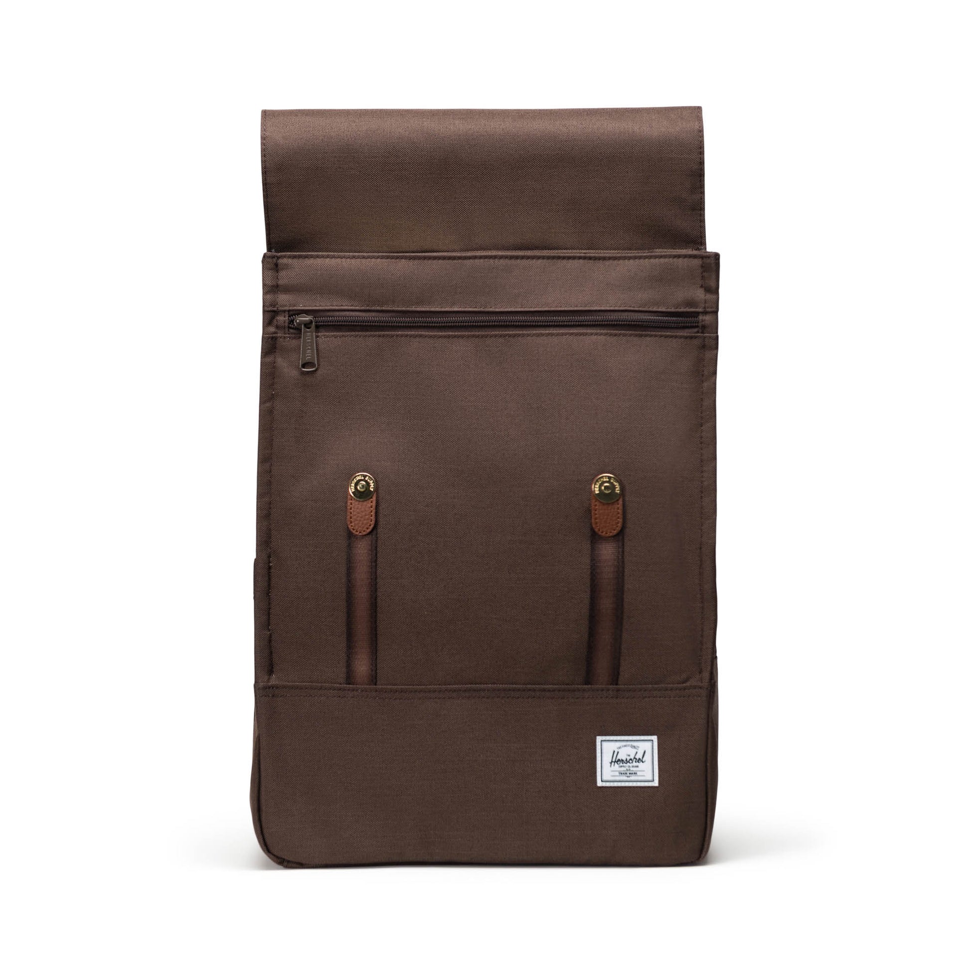 Dokulu Çikolata Kahvesi Herschel Survey Su İtici Kumaş Sırt Çantası, 16" Laptop Uyumlu, 20 L
