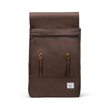 Dokulu Çikolata Kahvesi Herschel Survey Su İtici Kumaş Sırt Çantası, 16" Laptop Uyumlu, 20 L