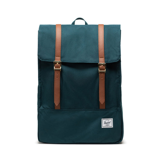 Petrol Mavisi Herschel Survey Su İtici Kumaş Sırt Çantası, 16" Laptop Uyumlu, 20 L