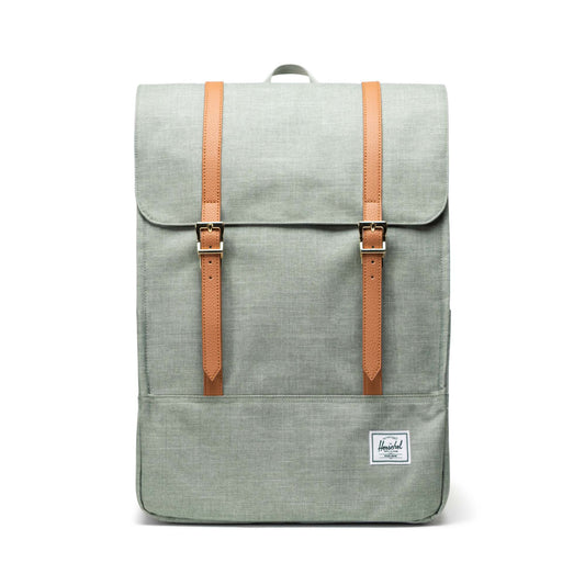 Kırçıllı Mint Yeşili Herschel Survey Su İtici Kumaş Sırt Çantası, 16" Laptop Uyumlu, 20 L