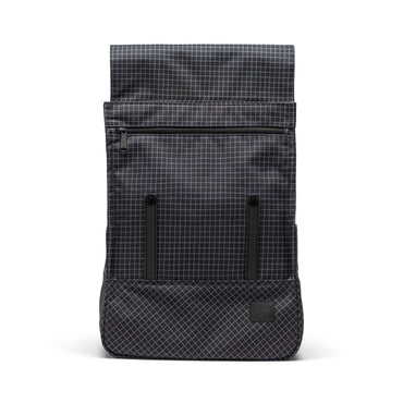 Grid Siyah Herschel Survey Su İtici Kumaş Sırt Çantası, 16" Laptop Uyumlu, 20 L