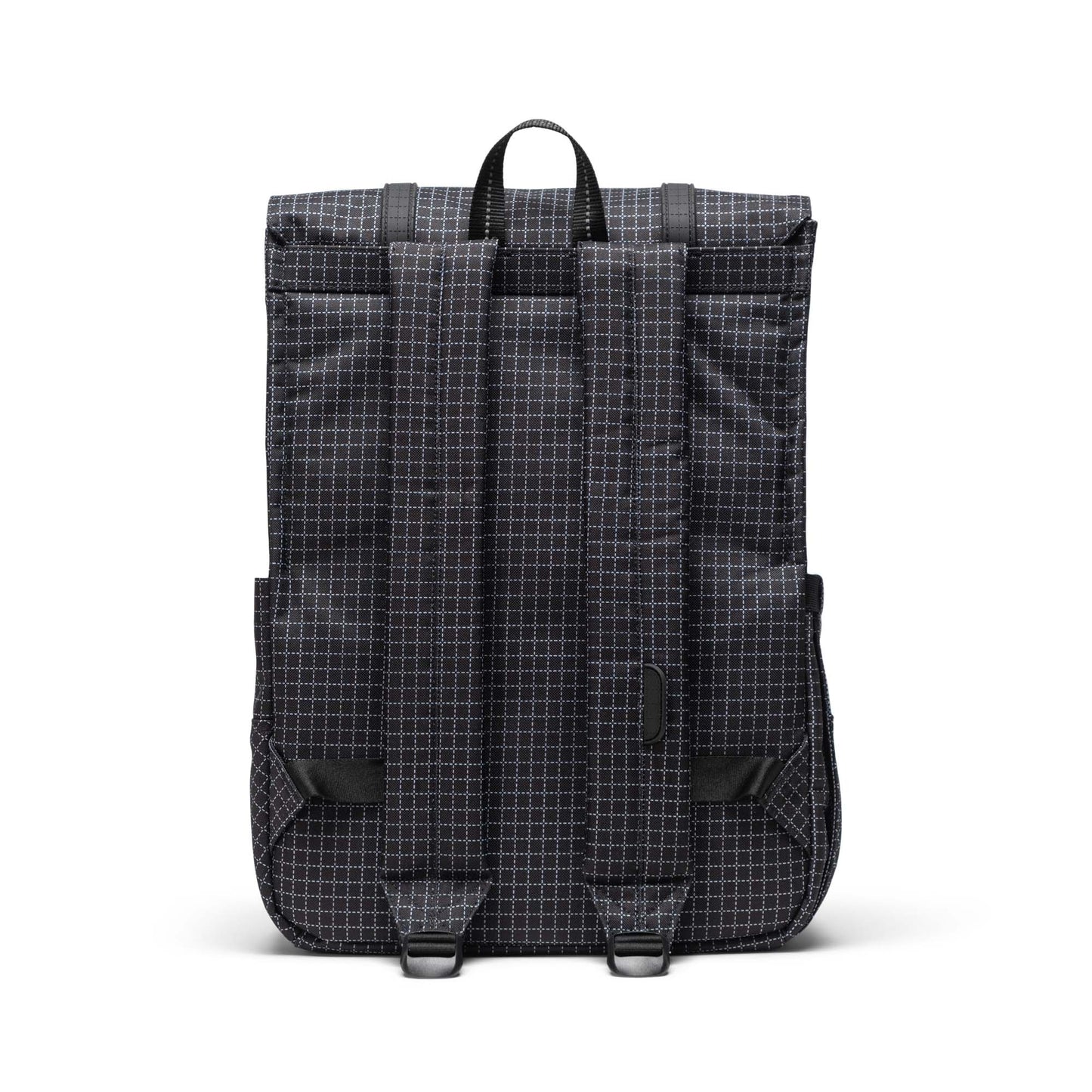 Grid Siyah Herschel Survey Su İtici Kumaş Sırt Çantası, 16" Laptop Uyumlu, 20 L