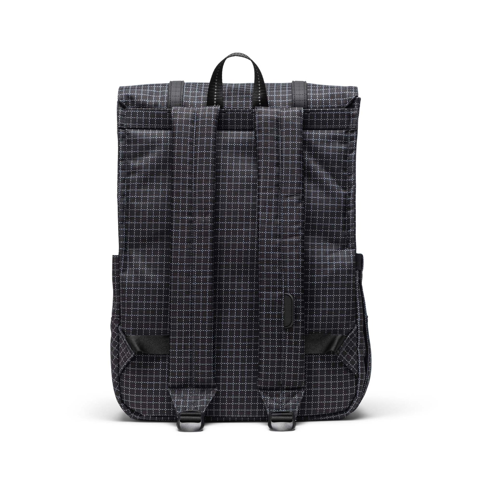 Grid Siyah Herschel Survey Su İtici Kumaş Sırt Çantası, 16" Laptop Uyumlu, 20 L