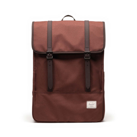 Koyu Kahve Herschel Survey Su İtici Kumaş Sırt Çantası, 16" Laptop Uyumlu, 20 L