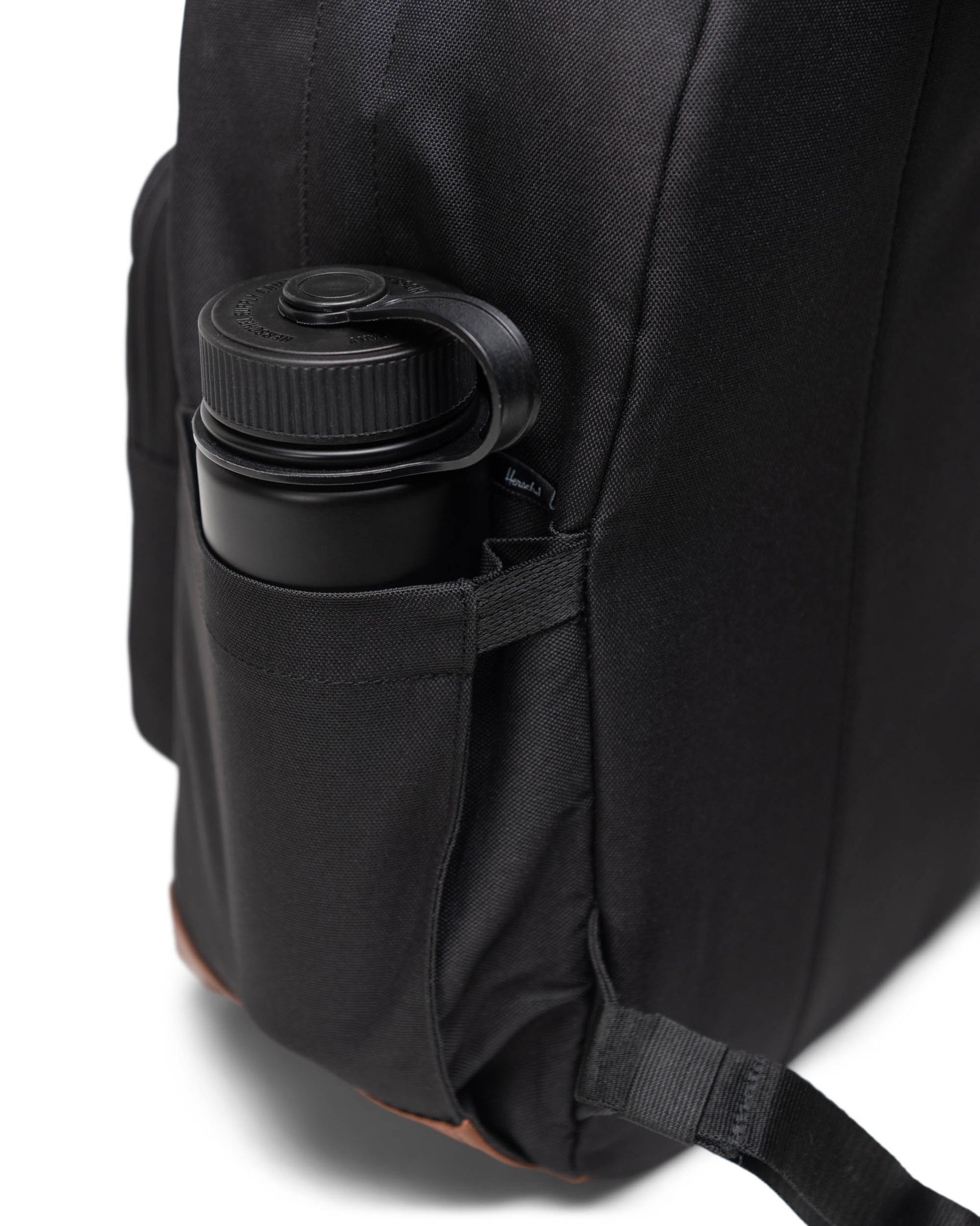 Siyah-Taba Herschel Pop Quiz Su İtici Kumaş Sırt Çantası, 16" Laptop Uyumlu, 25 L