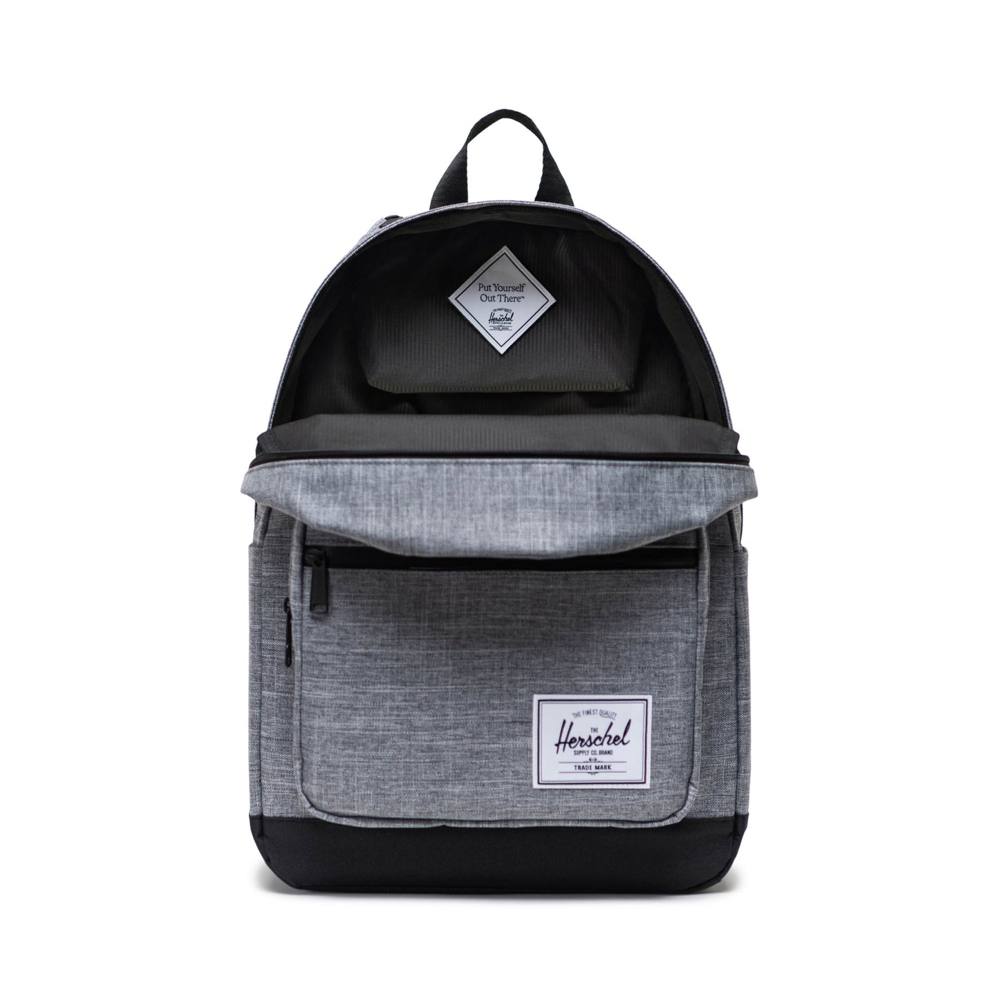 Kırçıllı Antrasit Herschel Pop Quiz Su İtici Kumaş Sırt Çantası, 16" Laptop Uyumlu, 25 L