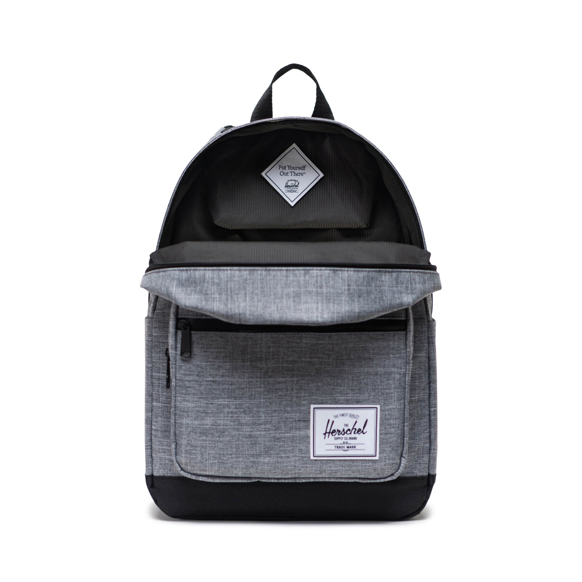 Kırçıllı Antrasit Herschel Pop Quiz Su İtici Kumaş Sırt Çantası, 16" Laptop Uyumlu, 25 L