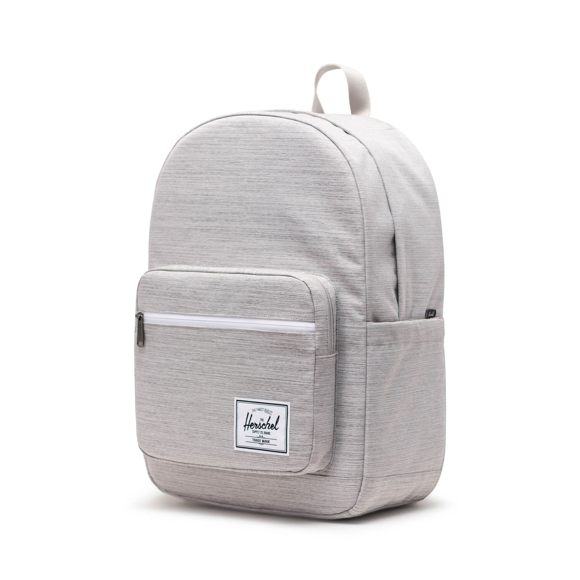 Kırçıllı Açık Gri Herschel Pop Quiz Su İtici Kumaş Sırt Çantası, 16" Laptop Uyumlu, 25 L