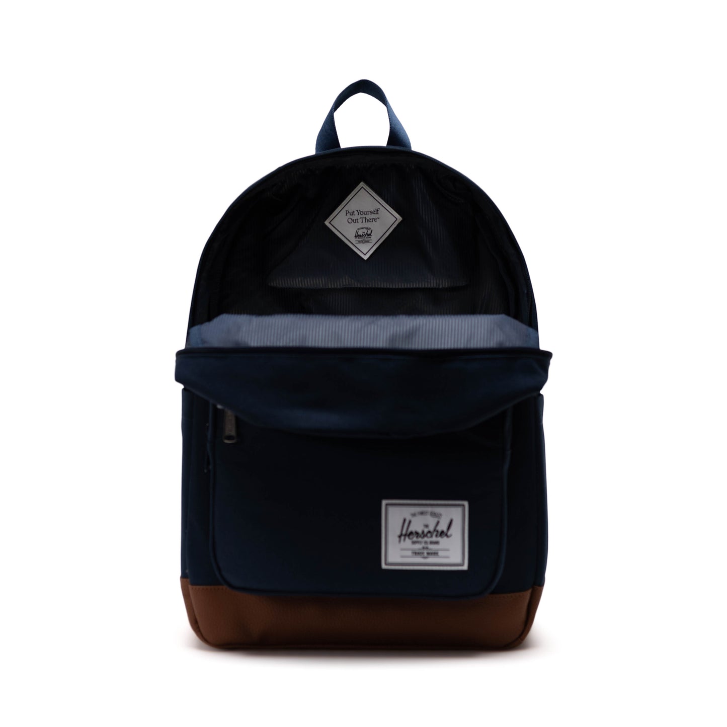 Kahverengi - Lacivert Herschel Pop Quiz Su İtici Kumaş Sırt Çantası, 16" Laptop Uyumlu, 25 L