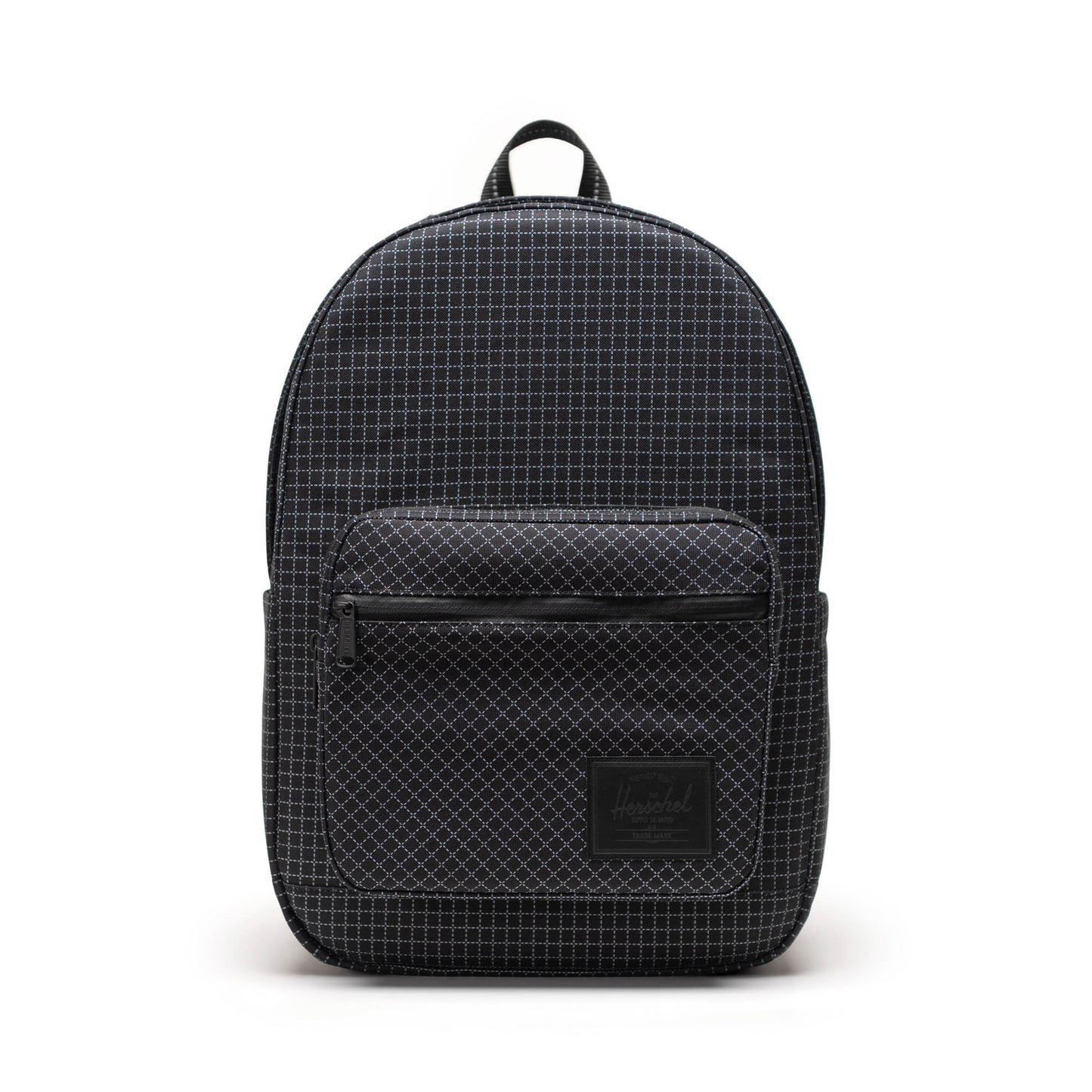 Grid Siyah Herschel Pop Quiz Su İtici Kumaş Sırt Çantası, 16" Laptop Uyumlu, 25 L