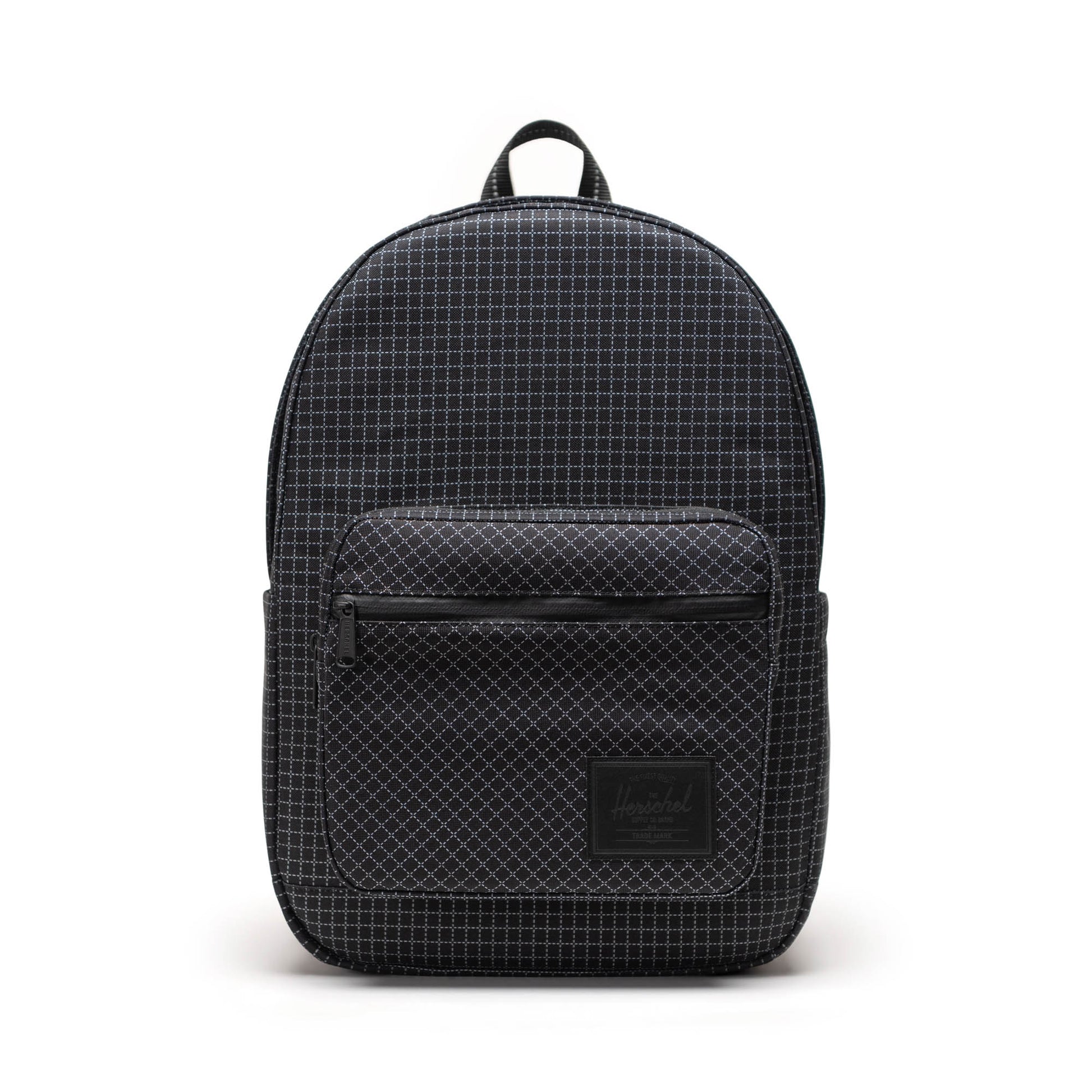 Grid Siyah Herschel Pop Quiz Su İtici Kumaş Sırt Çantası, 16" Laptop Uyumlu, 25 L
