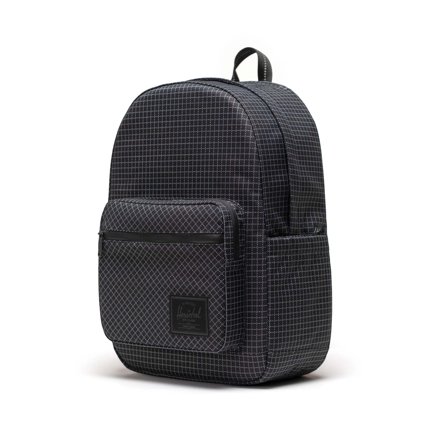 Grid Siyah Herschel Pop Quiz Su İtici Kumaş Sırt Çantası, 16" Laptop Uyumlu, 25 L