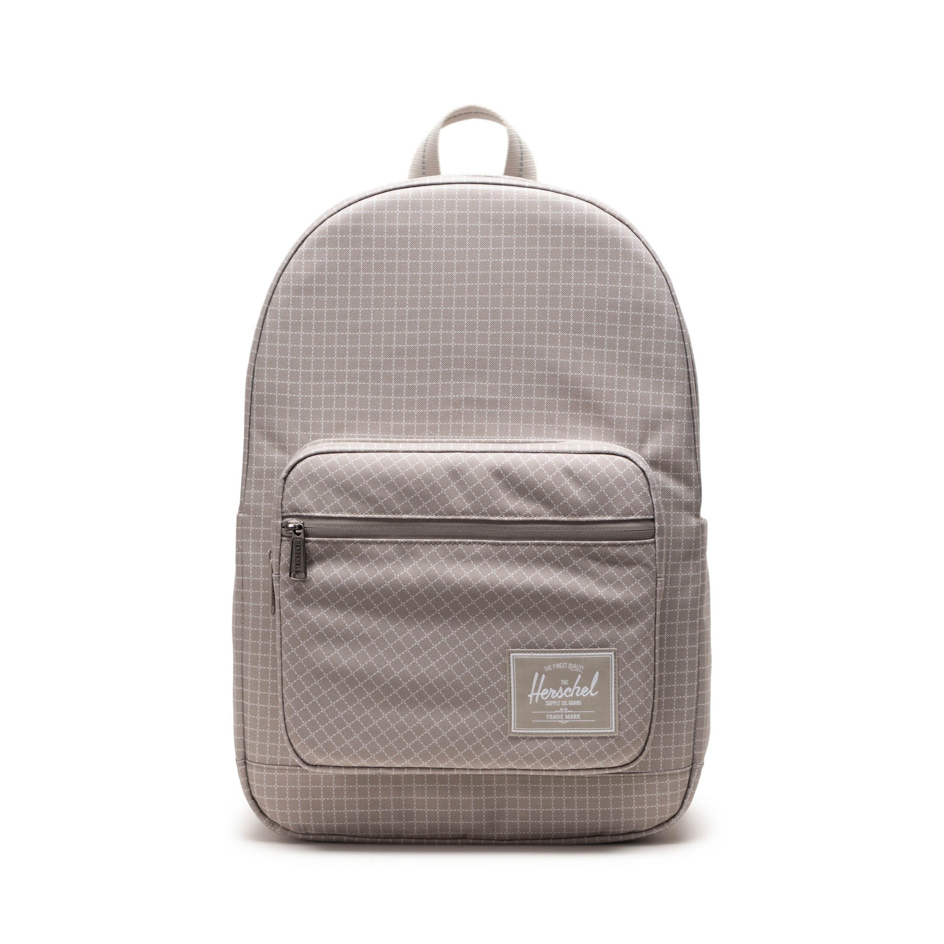 Grid Gri Herschel Pop Quiz Su İtici Kumaş Sırt Çantası, 16" Laptop Uyumlu, 25 L