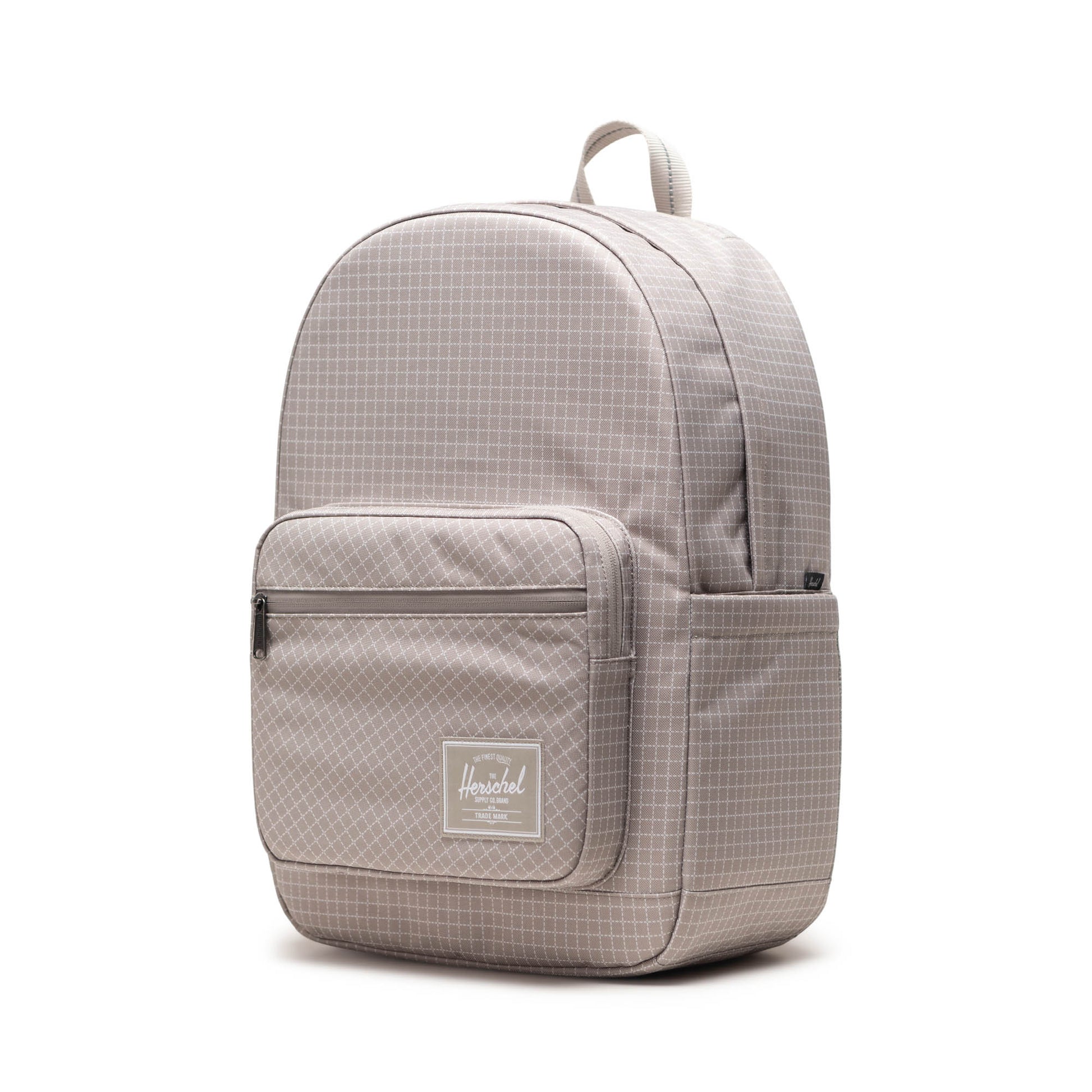 Grid Gri Herschel Pop Quiz Su İtici Kumaş Sırt Çantası, 16" Laptop Uyumlu, 25 L