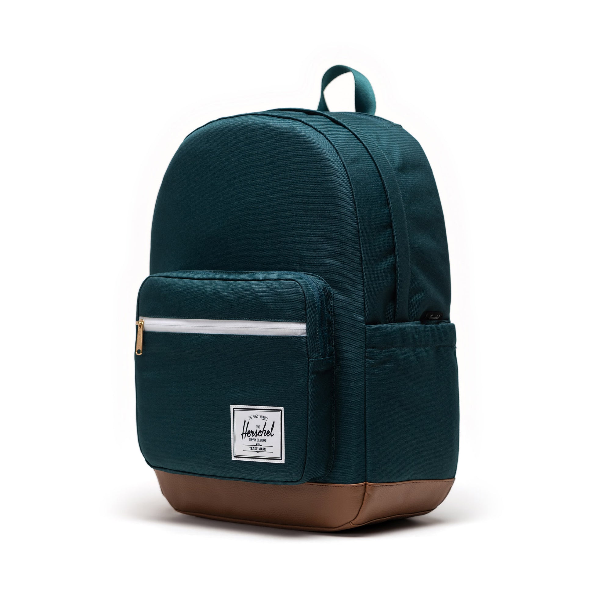 Koyu Mavi - Taba Herschel Pop Quiz Su İtici Kumaş Sırt Çantası, 16" Laptop Uyumlu, 25 L