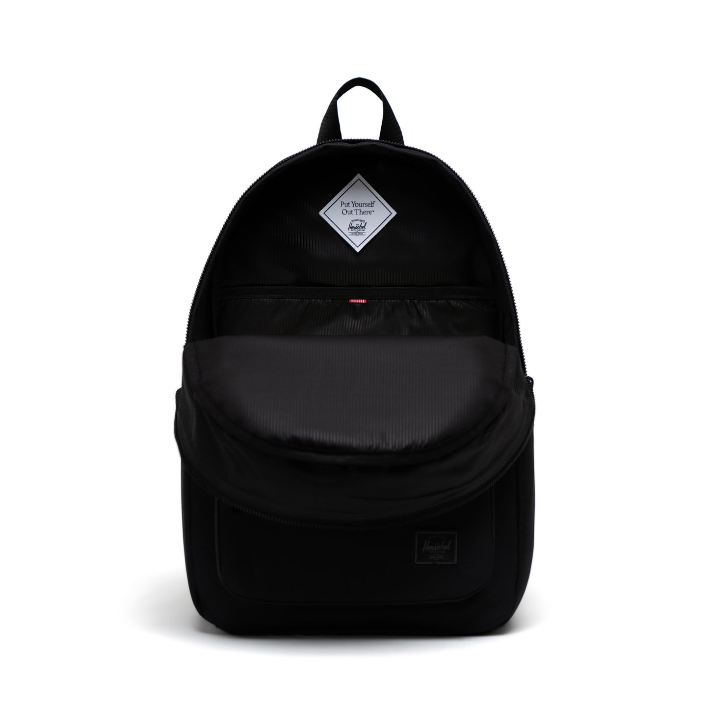 Siyah Tonal Herschel Settlement Su İtici Kumaş Sırt Çantası, 16" Laptop Uyumlu, 23 L