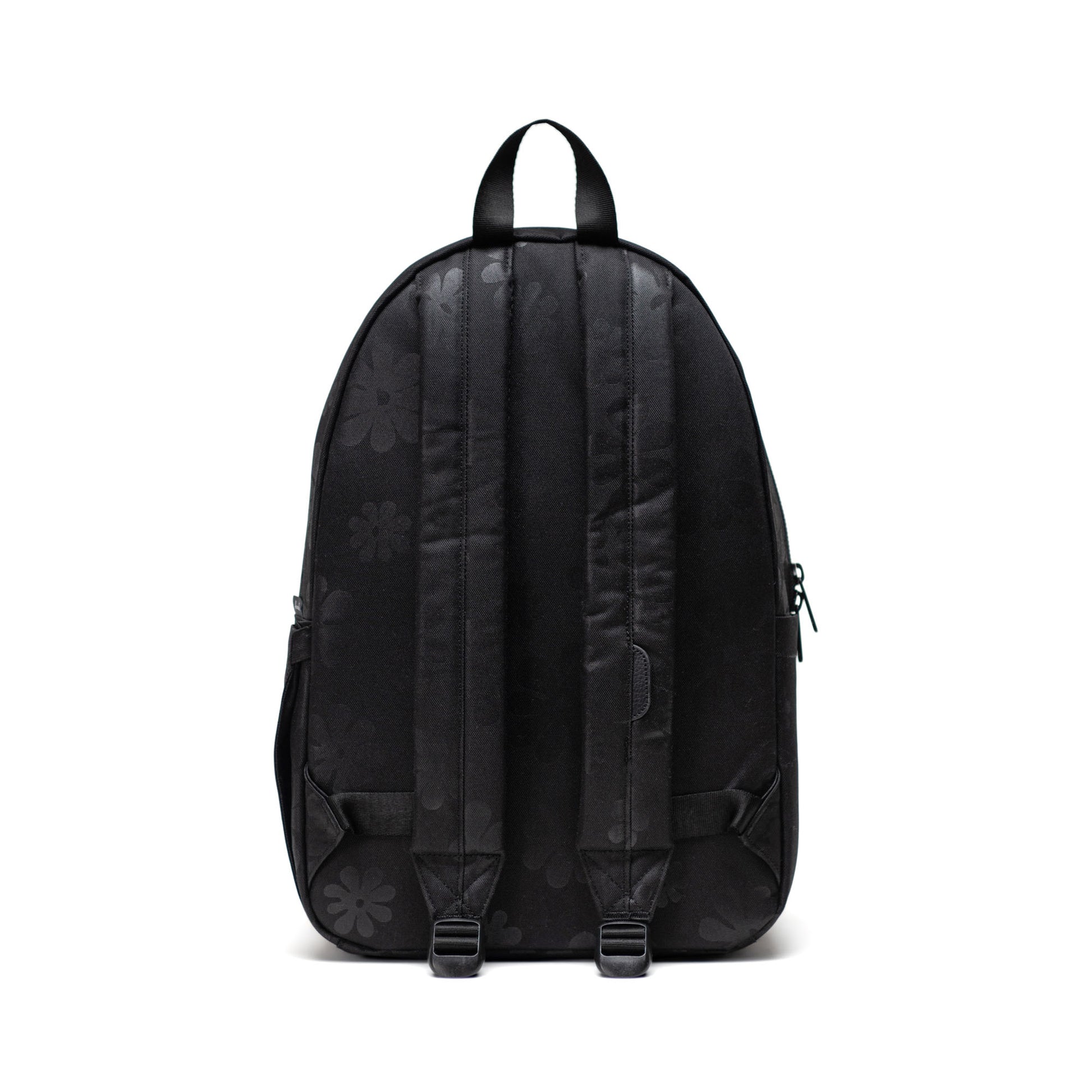 Çiçek Desenli Siyah Herschel Settlement Su İtici Kumaş Sırt Çantası, 16" Laptop Uyumlu, 23 L