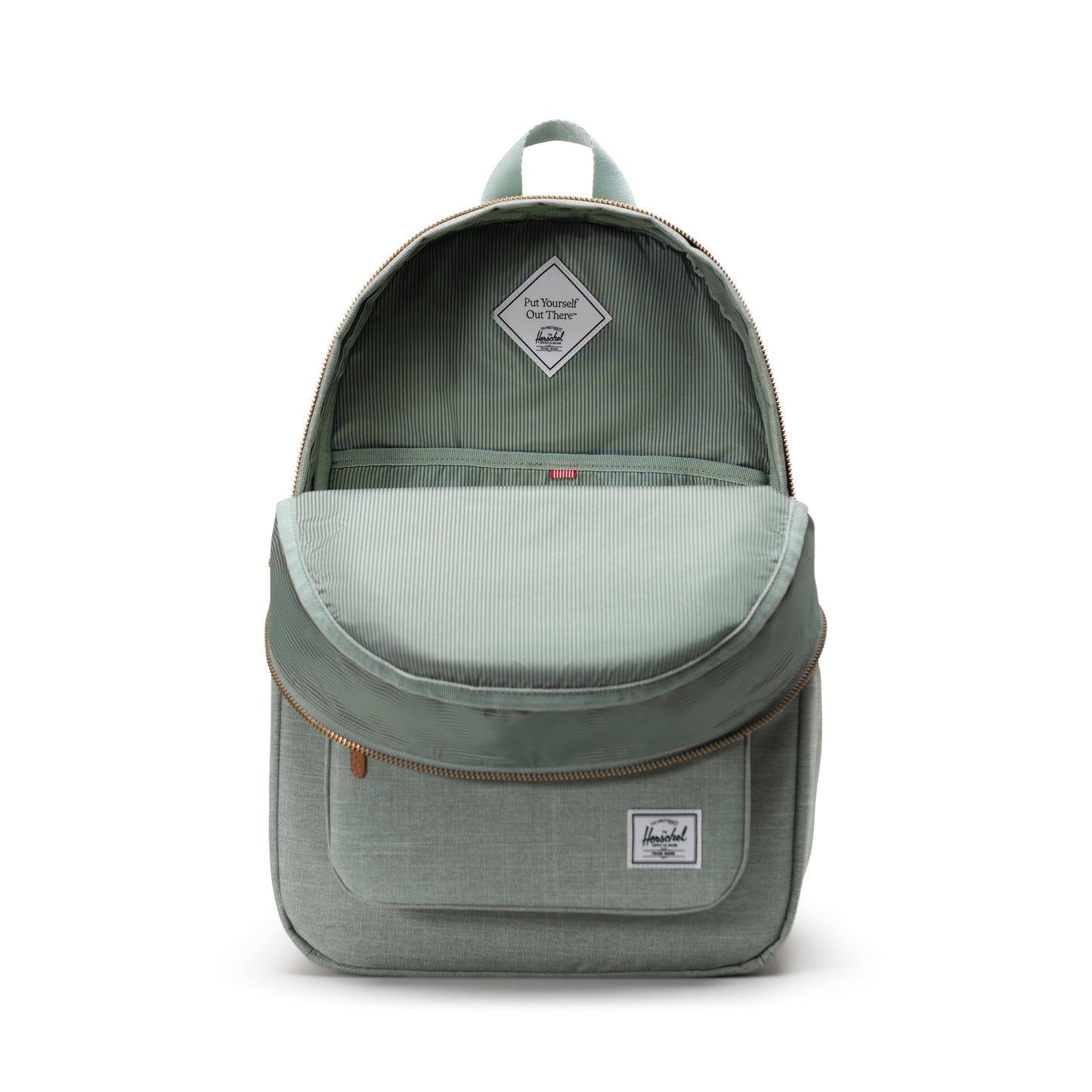 Kırçıllı Mint Yeşili Herschel Settlement Su İtici Kumaş Sırt Çantası, 16" Laptop Uyumlu, 23 L