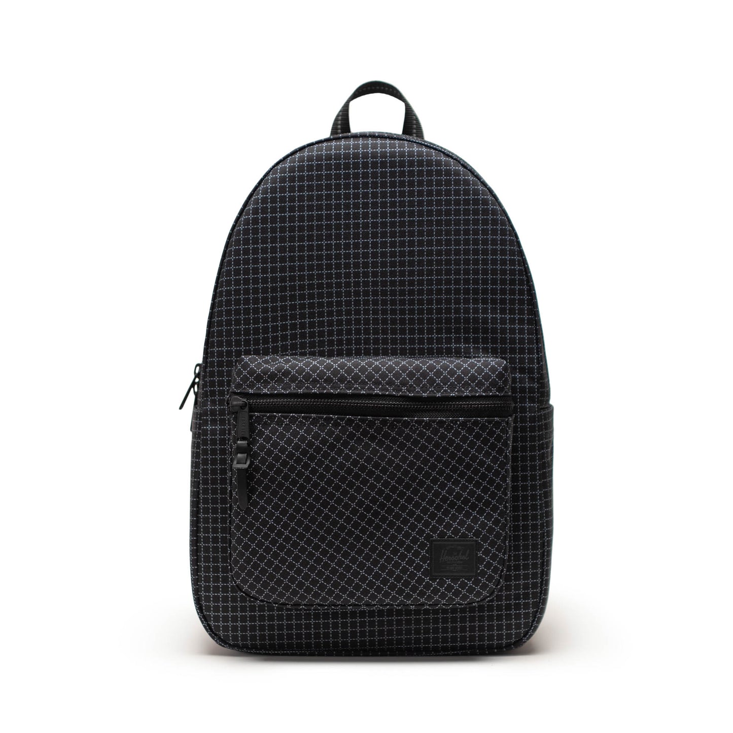 Grid Siyah Herschel Settlement Su İtici Kumaş Sırt Çantası, 16" Laptop Uyumlu, 23 L