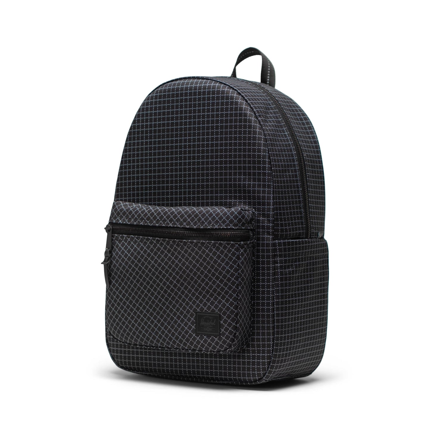 Grid Siyah Herschel Settlement Su İtici Kumaş Sırt Çantası, 16" Laptop Uyumlu, 23 L