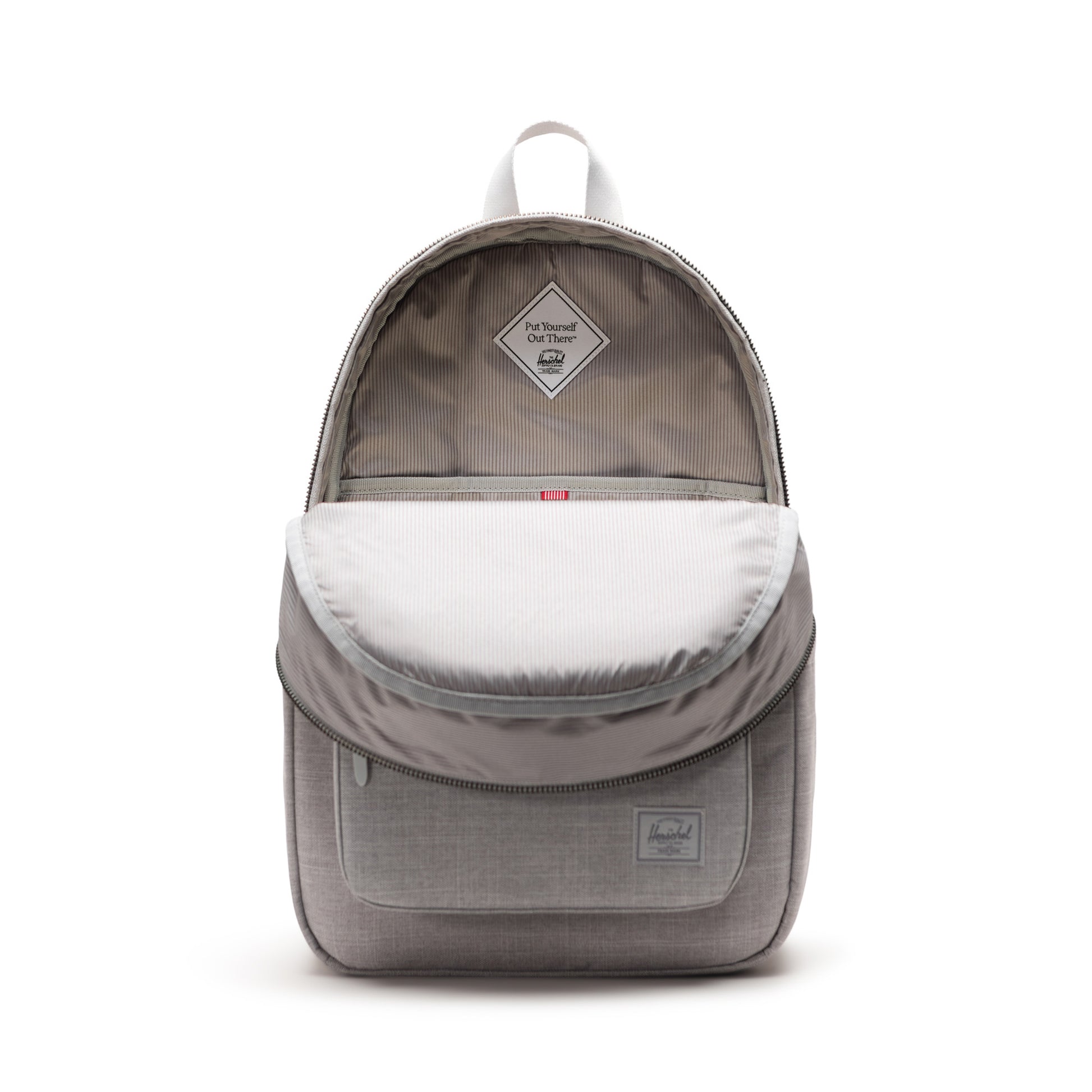 Kırçıllı Keten Gri Herschel Settlement Su İtici Kumaş Sırt Çantası, 16" Laptop Uyumlu, 23 L