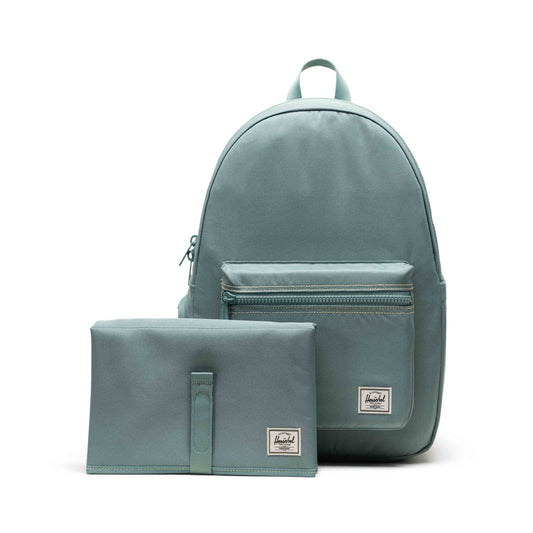 Pastel Adaçayı Herschel Settlement Alt Açma Matlı Anne Bebek Sırt Çantası, 14" Laptop Uyumlu, 24 L