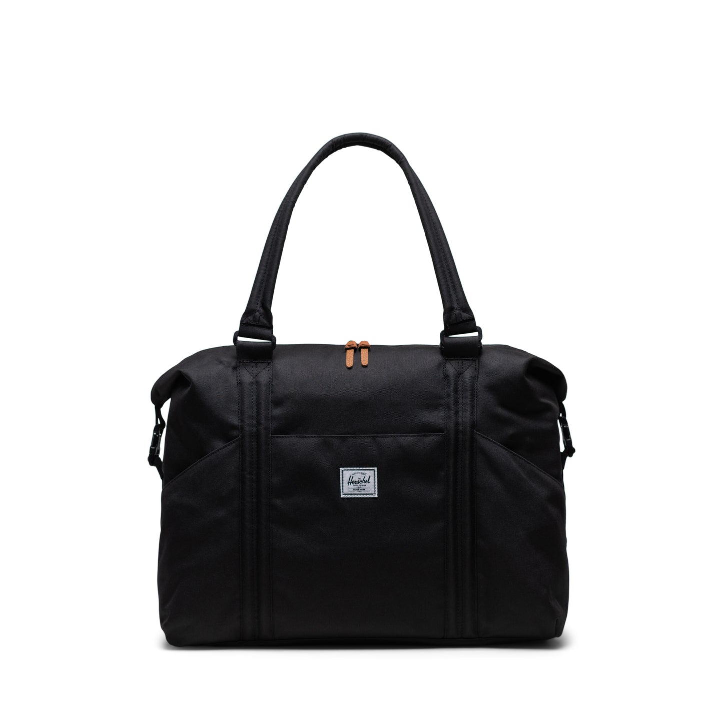 Siyah Herschel Strand Diaper Duffle Alt Açma Matlı Anne Çantası, 24 L