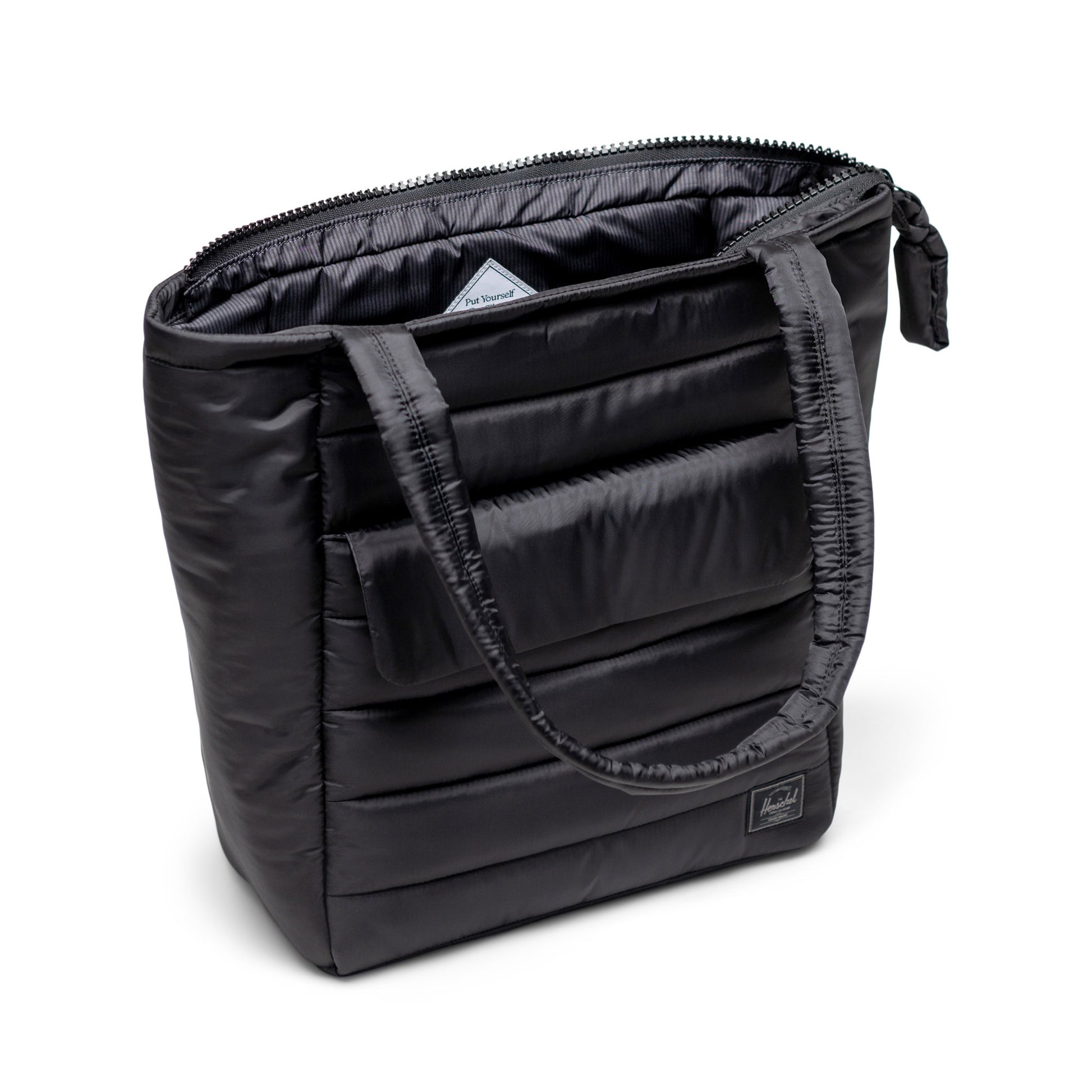 Siyah Herschel Retreat Tote Omuz Çantası Su İtici Kumaş Omuz Çantası, 13" Laptop Uyumlu, 20 L