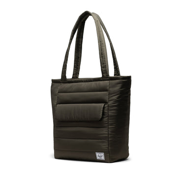 Haki Herschel Retreat Tote Omuz Çantası Su İtici Kumaş Omuz Çantası, 13" Laptop Uyumlu, 20 L