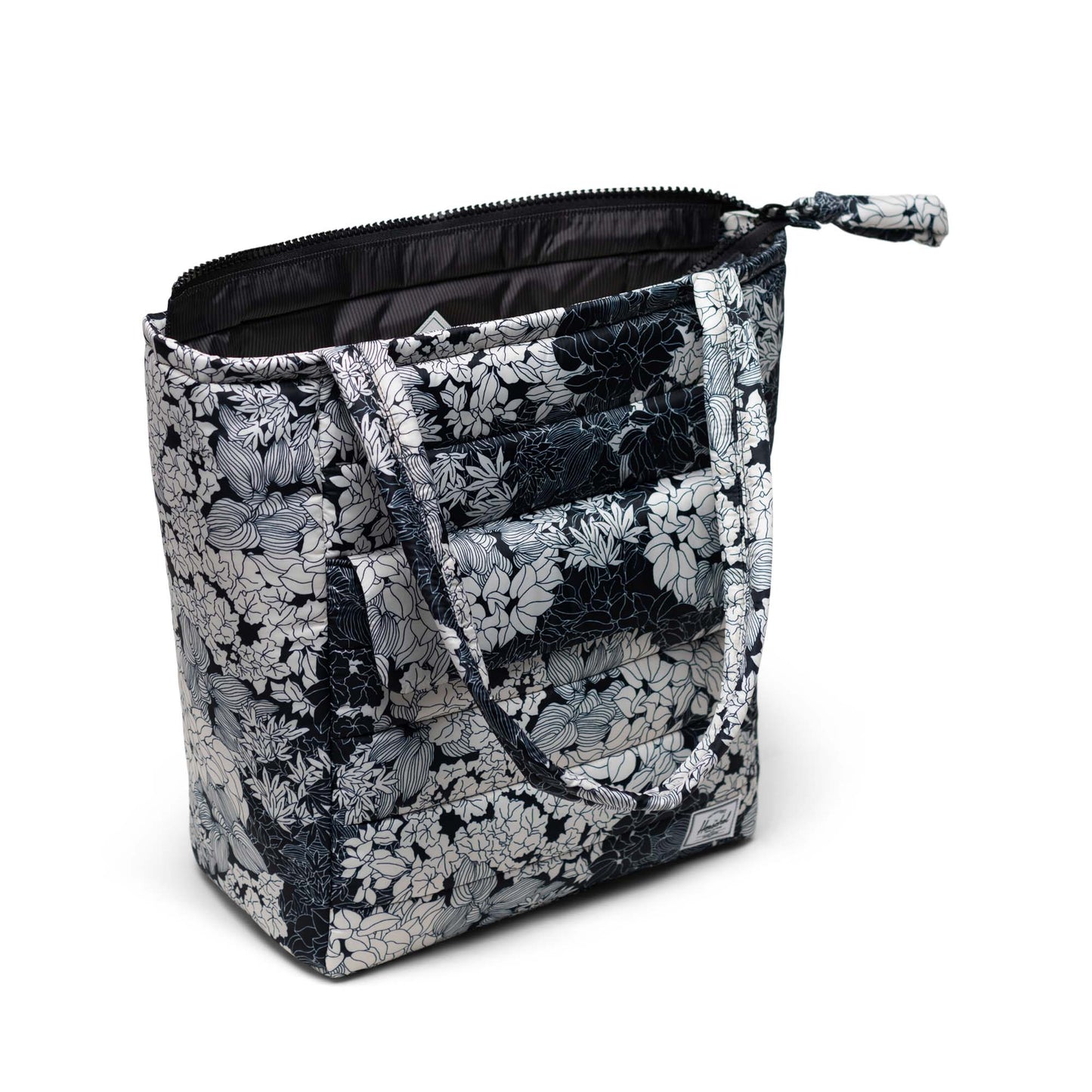Siyah-Beyaz Botanik Herschel Retreat Tote Omuz Çantası Su İtici Kumaş Omuz Çantası, 13" Laptop Uyumlu, 20 L