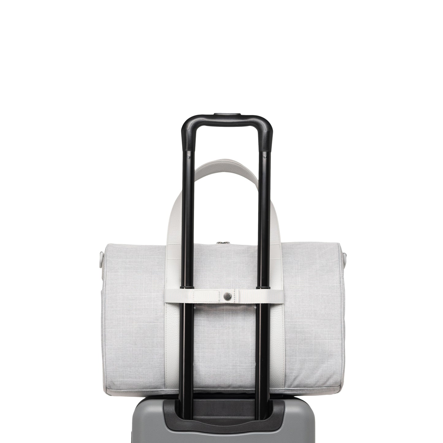 Kırçıllı Keten Gri Herschel Novel Duffle Su İtici Kumaş Seyahat ve Spor Çantası, 26.5 L