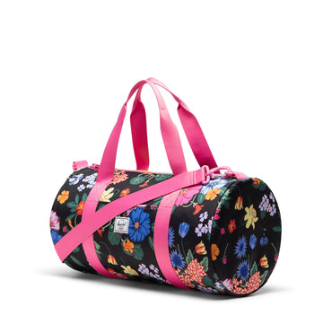 Siyah Renkli Çiçekli Herschel Classic™ Seyahat Çantası