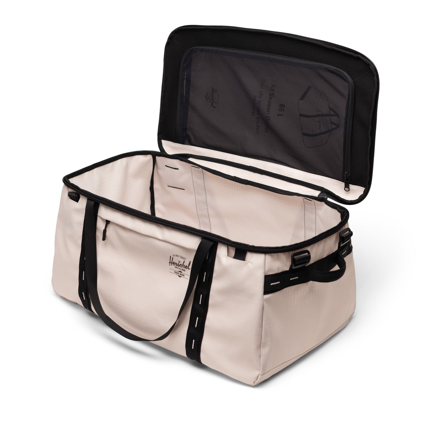 Herschel Heritage Duffle Dört Mevsim Outdoor Suya Dayanıklı Kumaş Seyahat Çantası, 66 L