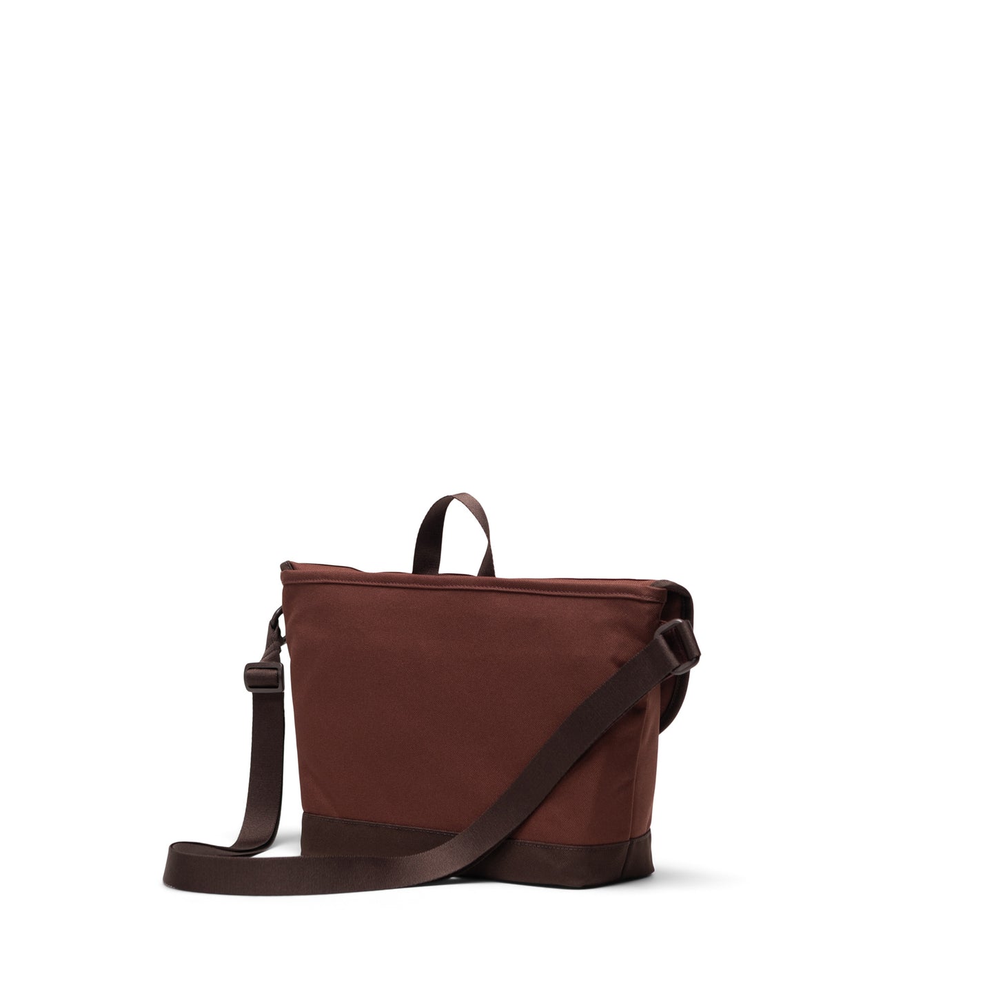 Koyu Kahve Herschel Cove Küçük Boy Su İtici Kumaş Postacı Çantası, 7.5 L