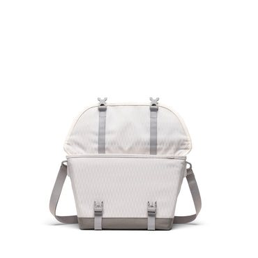 Elmas Dokulu Gri Herschel Cove Küçük Boy Su İtici Kumaş Postacı Çantası, 7.5 L