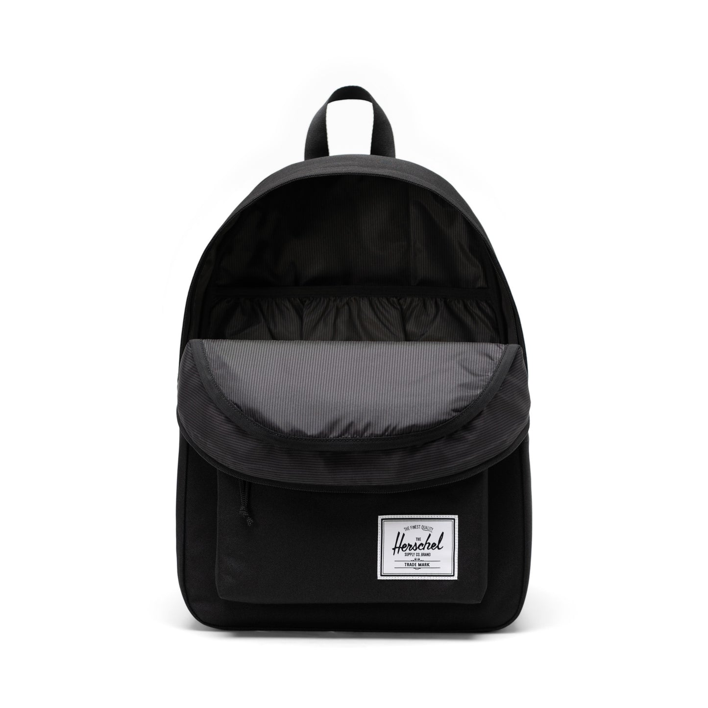 Siyah Herschel Classic Su İtici Kumaş Sırt Çantası, 14" Laptop Uyumlu, 26 L