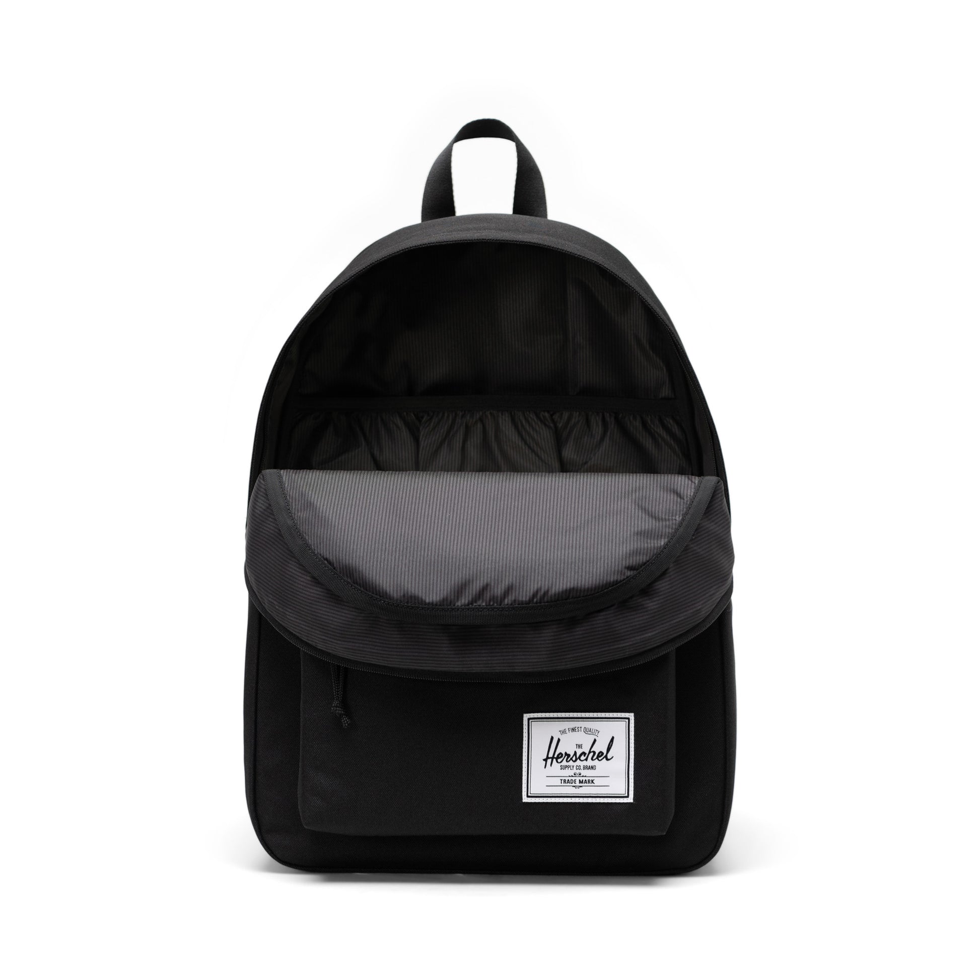 Siyah Herschel Classic Su İtici Kumaş Sırt Çantası, 14" Laptop Uyumlu, 26 L