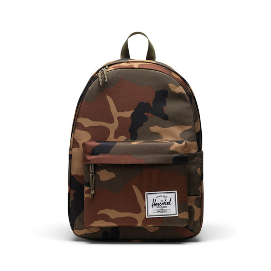 Kamuflaj Herschel Classic Su İtici Kumaş Sırt Çantası, 14" Laptop Uyumlu, 26 L