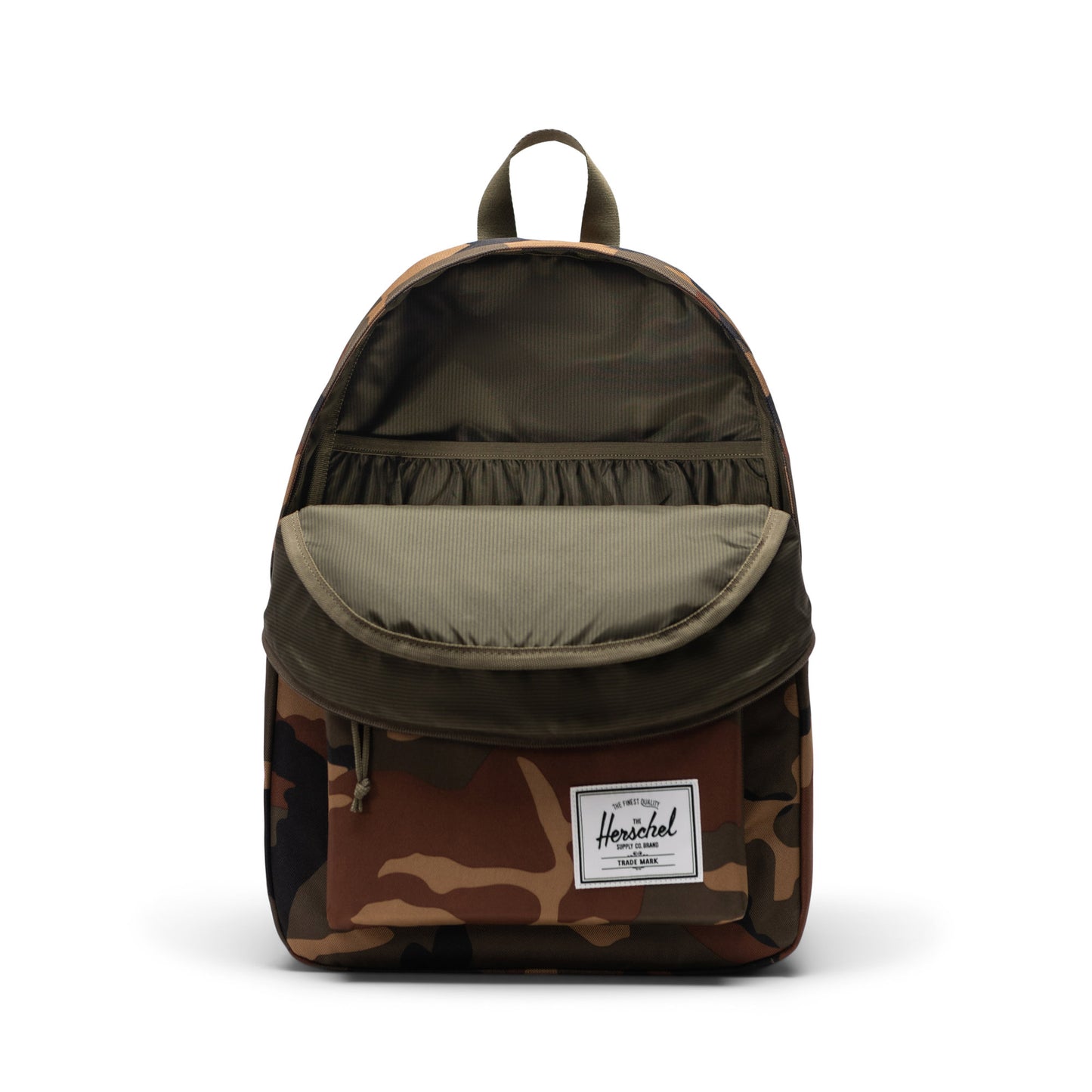 Kamuflaj Herschel Classic Su İtici Kumaş Sırt Çantası, 14" Laptop Uyumlu, 26 L