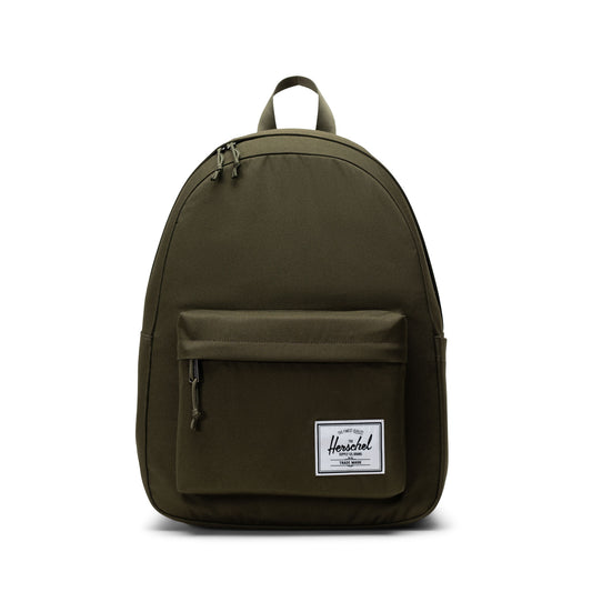 Haki Herschel Classic Su İtici Kumaş Sırt Çantası, 14" Laptop Uyumlu, 26 L