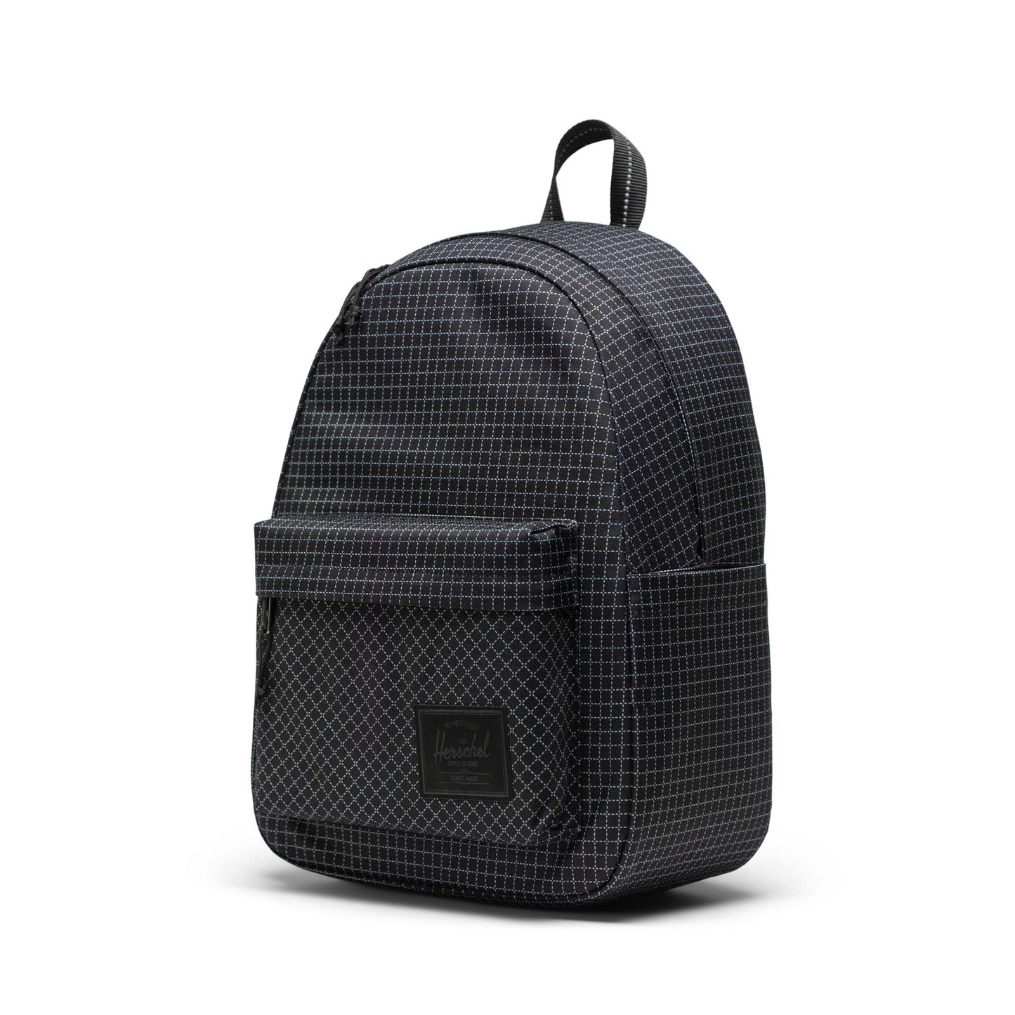 Grid Siyah Herschel Classic Su İtici Kumaş Sırt Çantası, 14" Laptop Uyumlu, 26 L