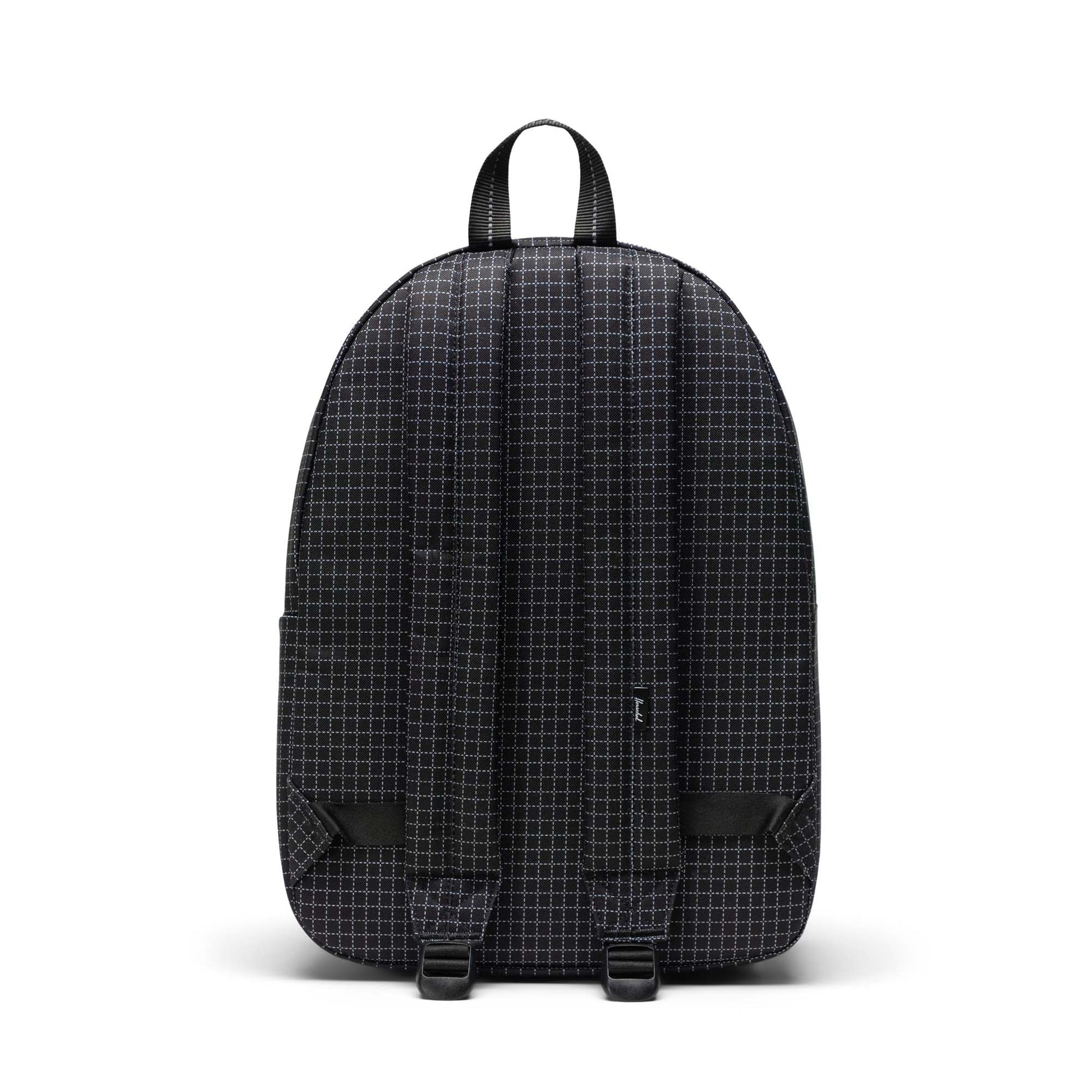 Grid Siyah Herschel Classic Su İtici Kumaş Sırt Çantası, 14" Laptop Uyumlu, 26 L