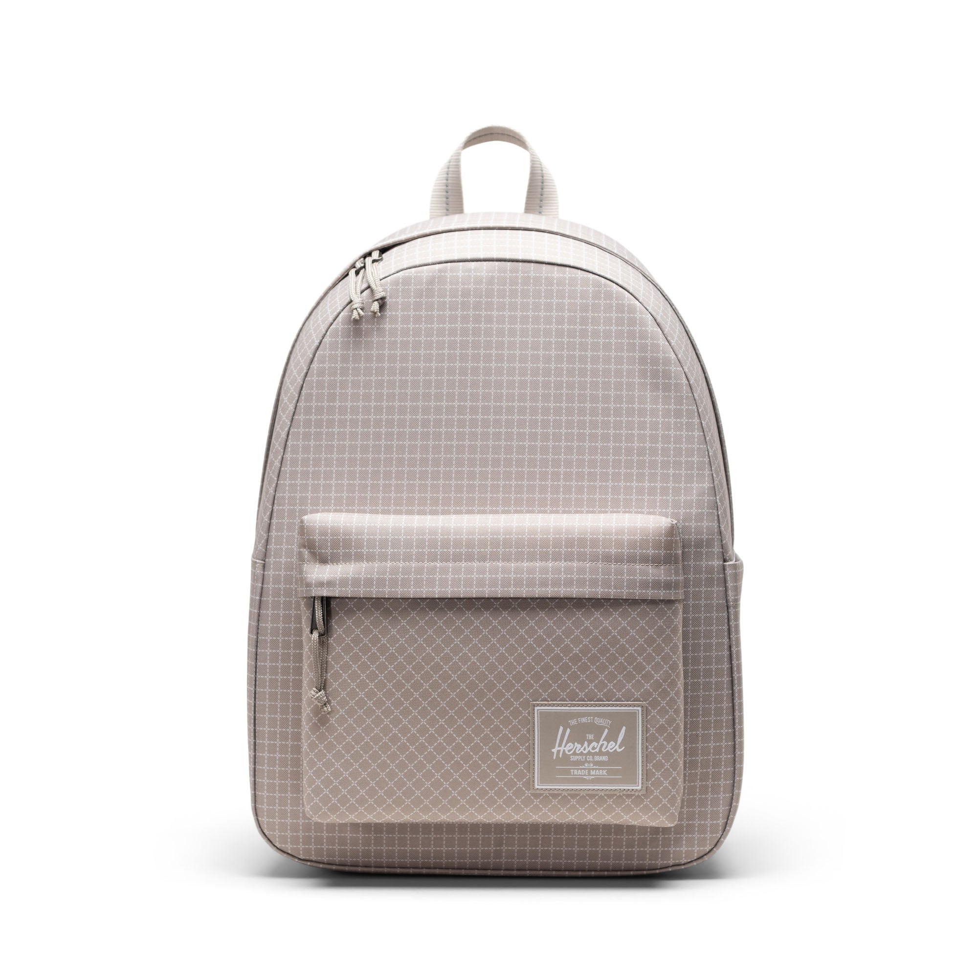 Grid Gri Herschel Classic Su İtici Kumaş Sırt Çantası, 14" Laptop Uyumlu, 26 L
