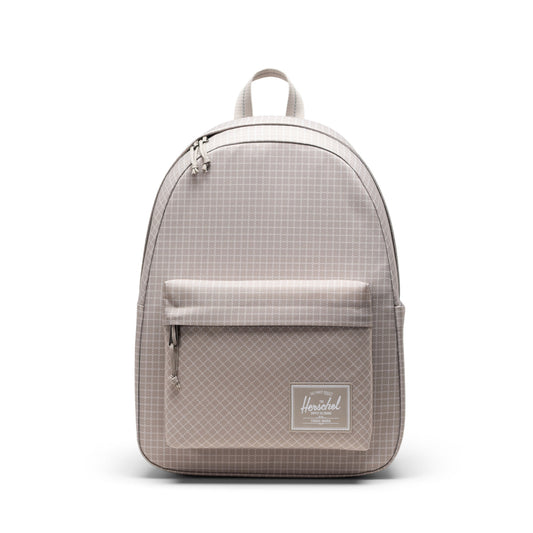 Grid Gri Herschel Classic Su İtici Kumaş Sırt Çantası, 14" Laptop Uyumlu, 26 L